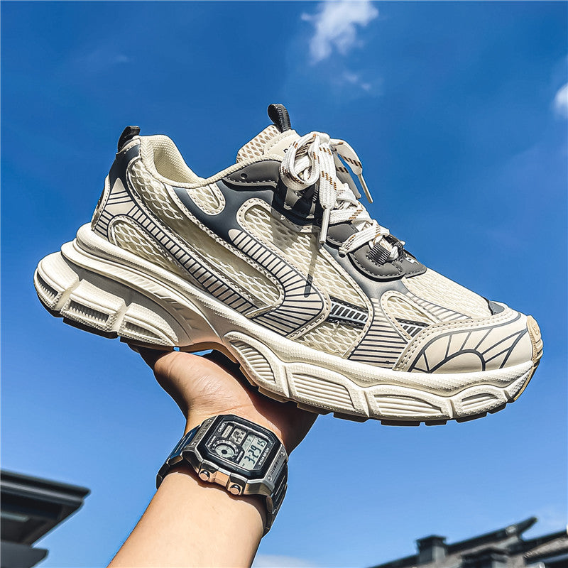 Men's Plus Size Spring Breathable Trendy Large Dad Men's Shoes