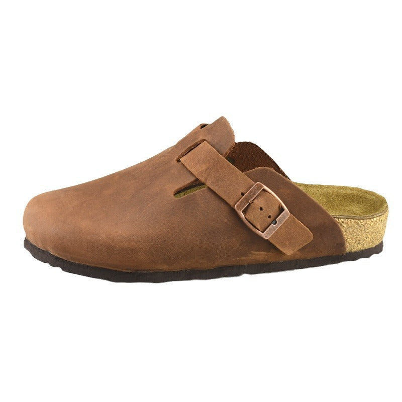 Women's Latex Cork Wide Version Summer Outer Slippers