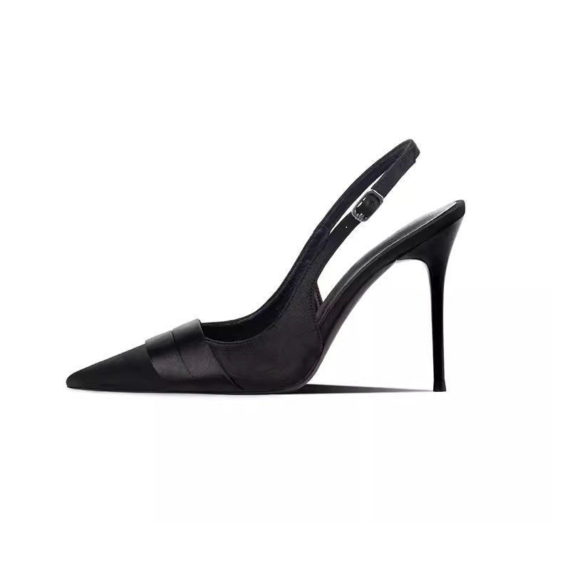 Nude High Female Niche Beautiful Pointed Stiletto Temperament Heels