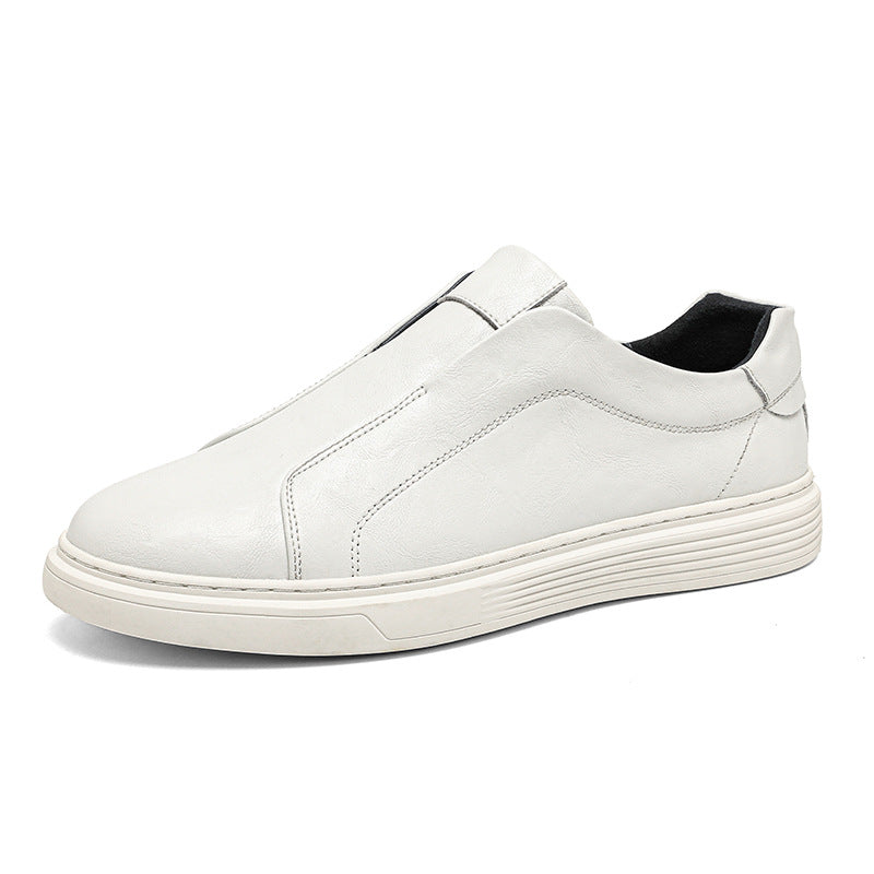 Men's Genuine Soft Bottom Slip-on Breathable Plus Men's Casual Shoes