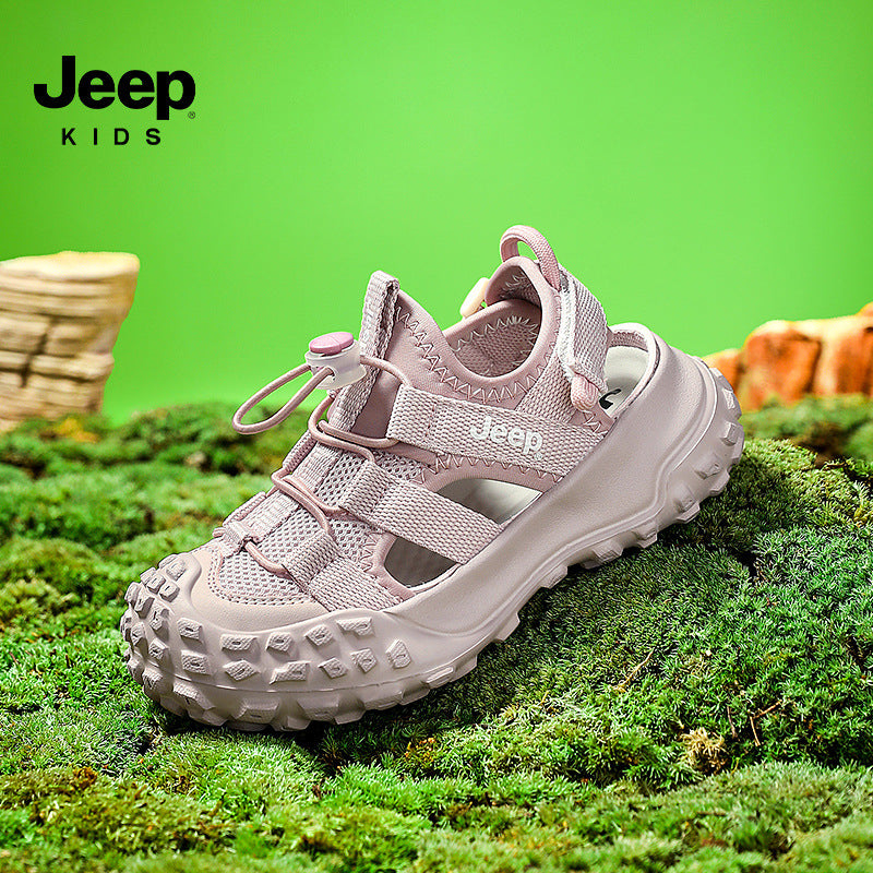 Women's & Men's Summer Hollow Breathable Closed Toe Outdoor Sandals