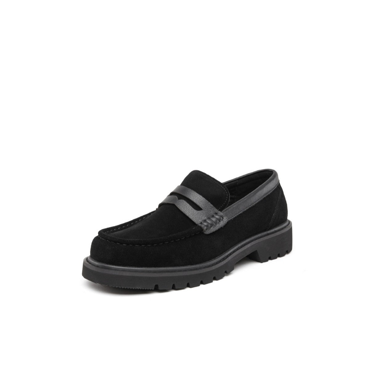 Men's Soft Frosted Height Increasing Main Push Boutique Men's Casual Leather Shoes