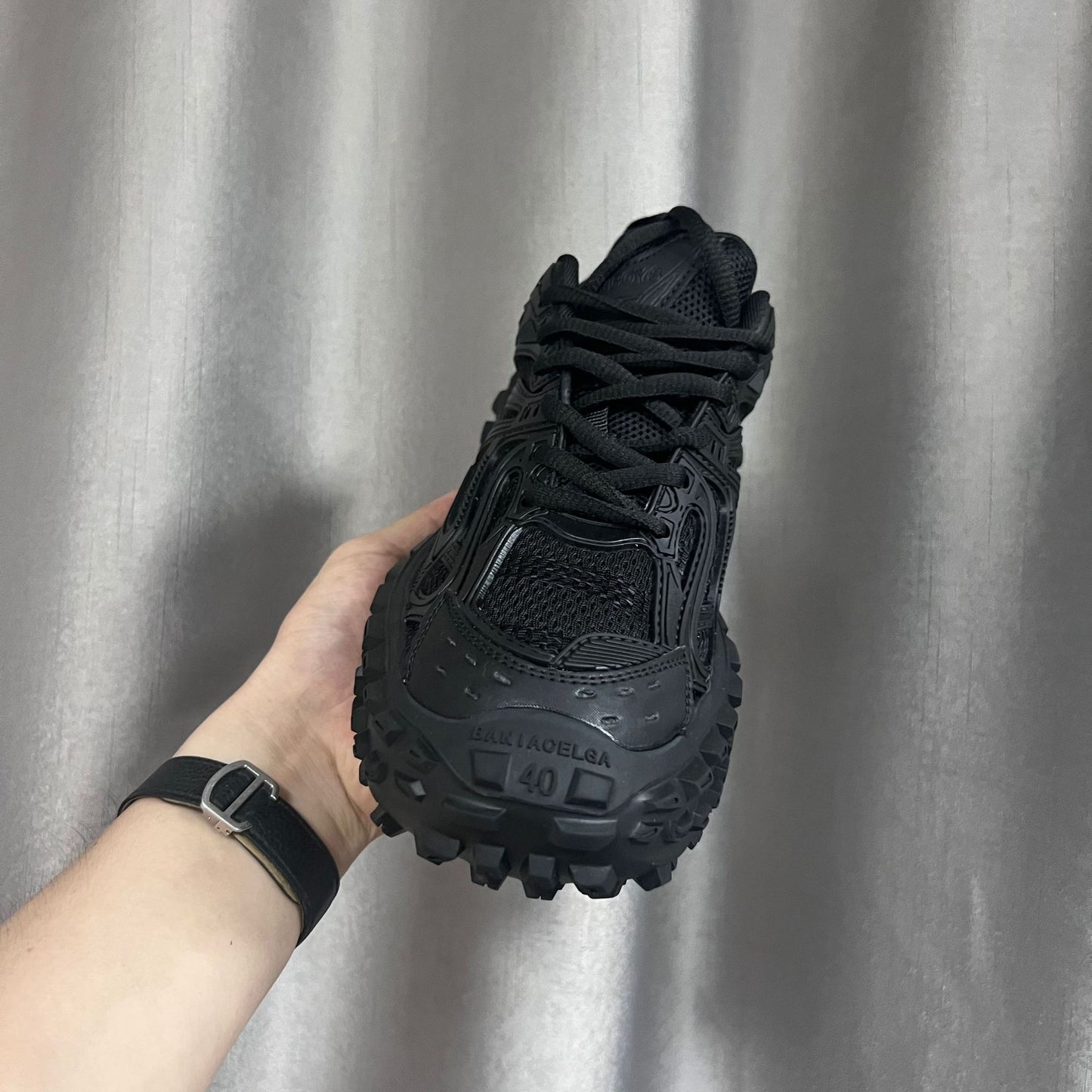 Unique Paris Fashion Black Beige Couple Sneakers