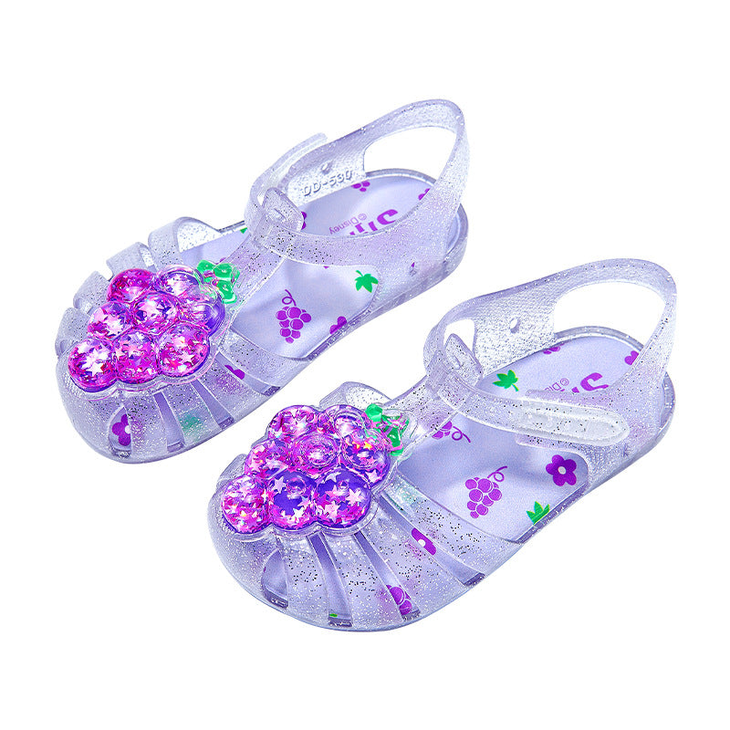 Children's Cartoon Gel Summer Closed Toe Refreshing Kid's Sandals