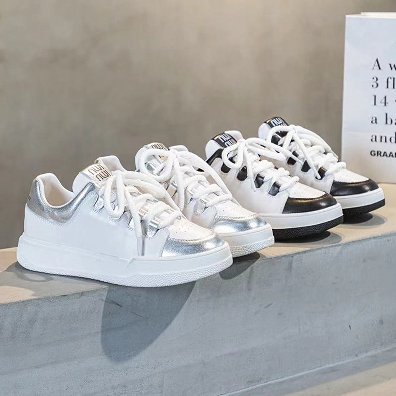 White Female Spring Basic Flat Soft Casual Shoes