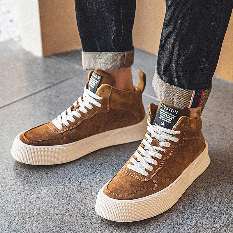 Men's Plus Veet Working Wear Board Winter Fashion Sneakers