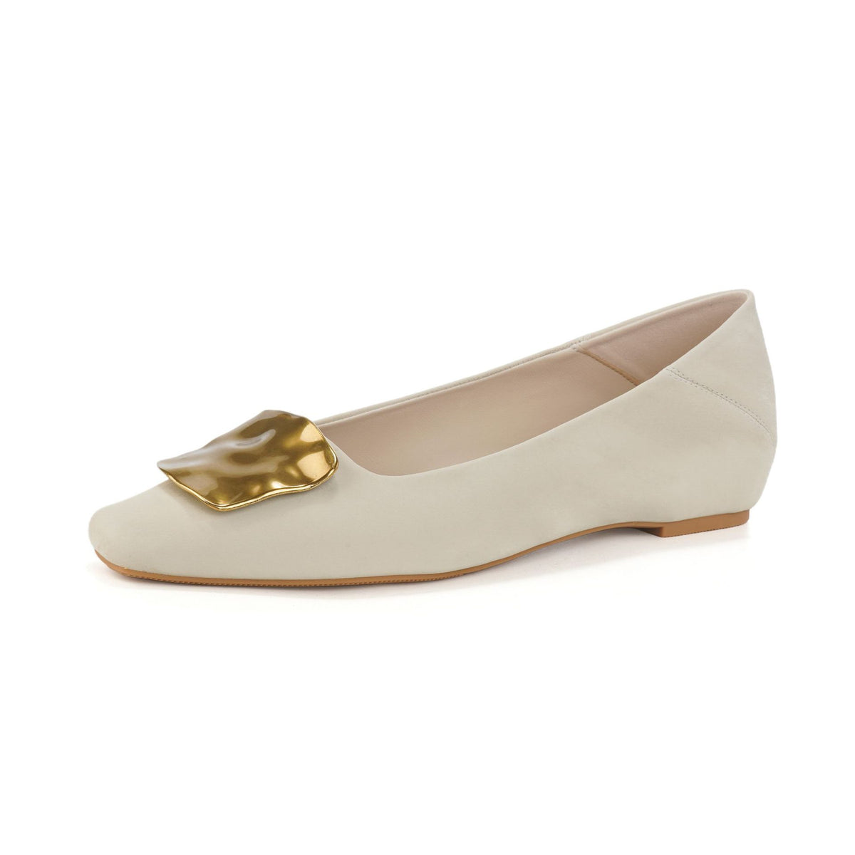 French Style Height Increasing Insole Golden Buckle Not Women's Fashion Shoes