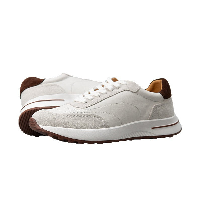 Men's Minimalist Lightweight Business Sports Versatile Fashionable Men's Casual Leather Shoes