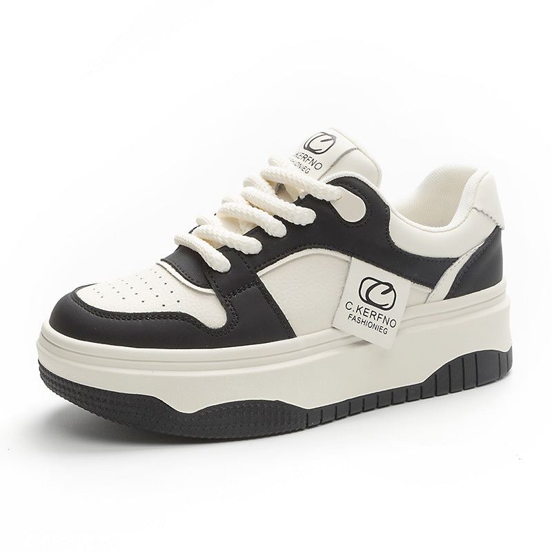 Women's Platform White Spring Fashion Sports Sneakers