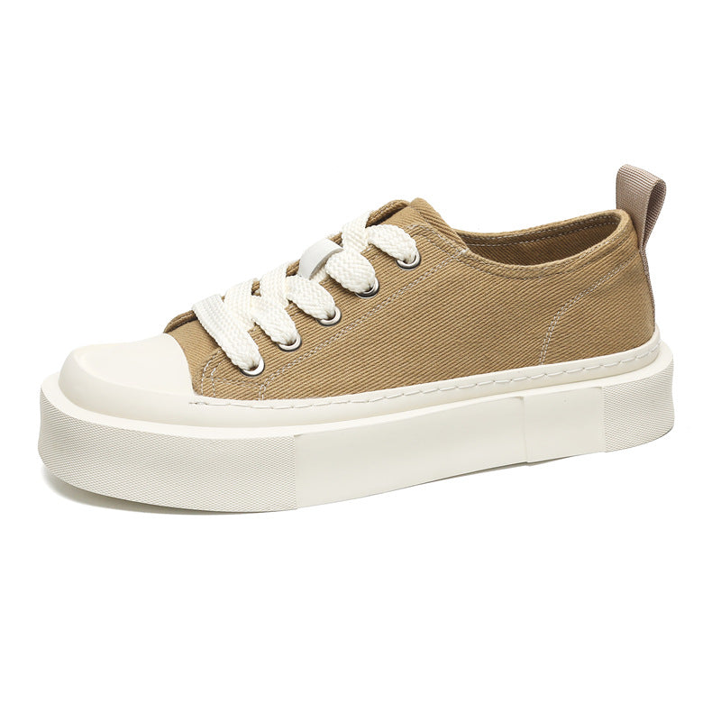 Men's Skateboard Commuter Versatile Solid Color High Men's Shoes