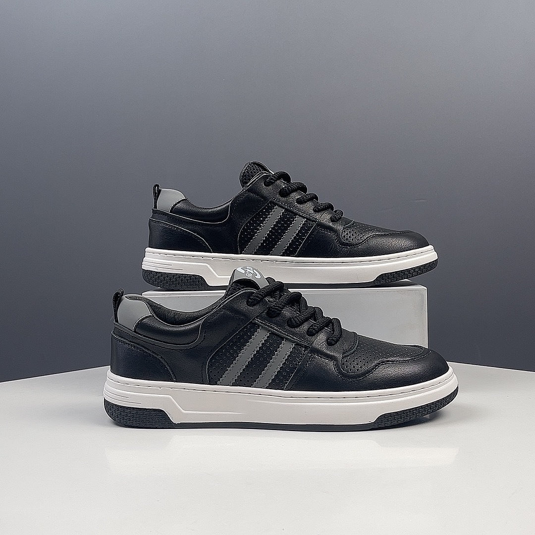 Men's Board Flat Summer Breathable Type White Sneakers