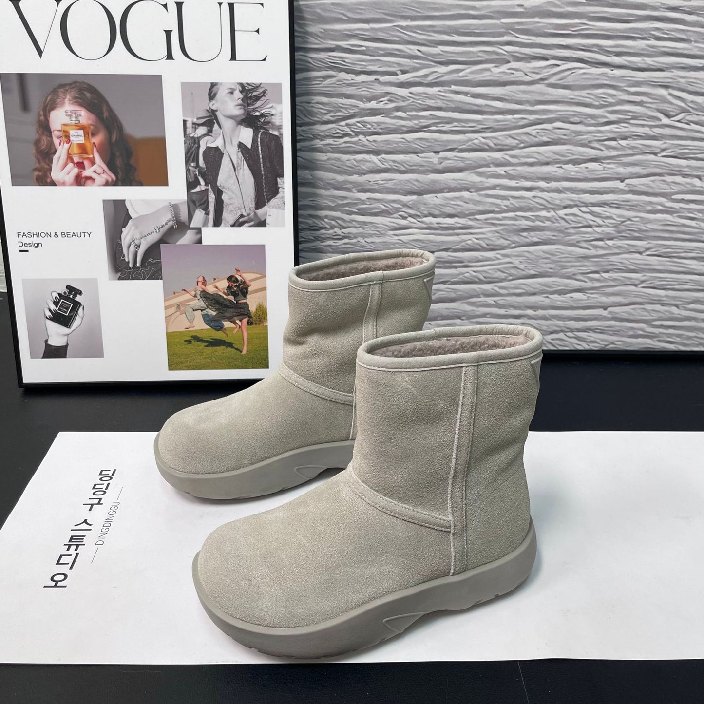 Women's Thick-soled Length Fleece Lined For Thickened Snow Boots