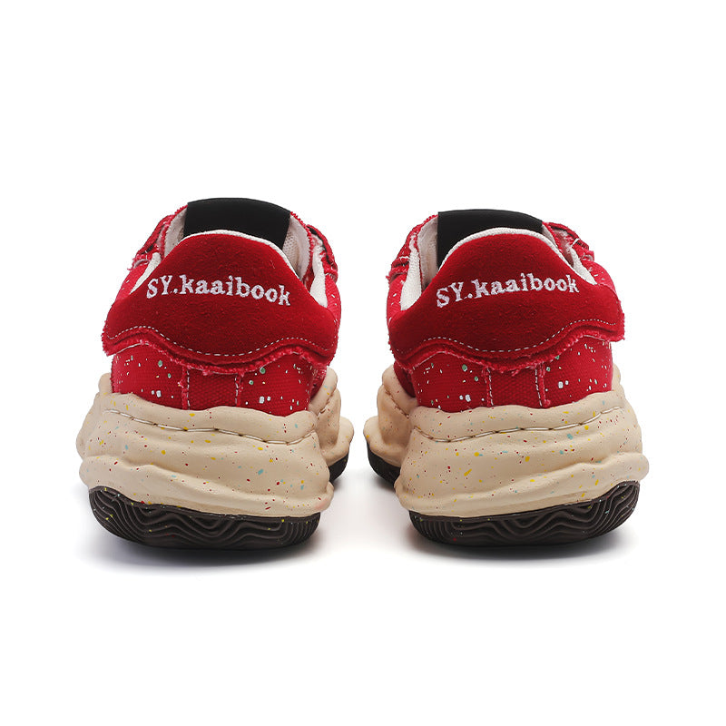 Women's & Men's National Fashion Design Dissoed Wheat Shell Men's Board Shoes