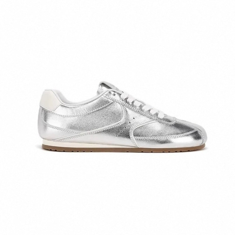 Women's Retro Ballet Training Round Toe Flat Sneakers