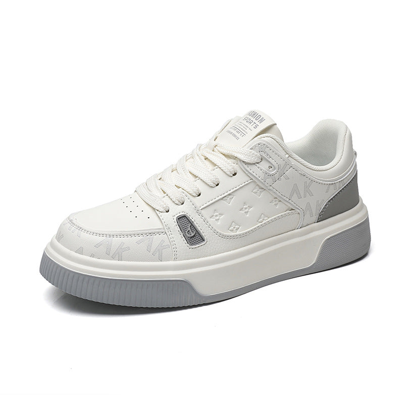 Men's Autumn Oversized White Widened Sports Men's Board Shoes