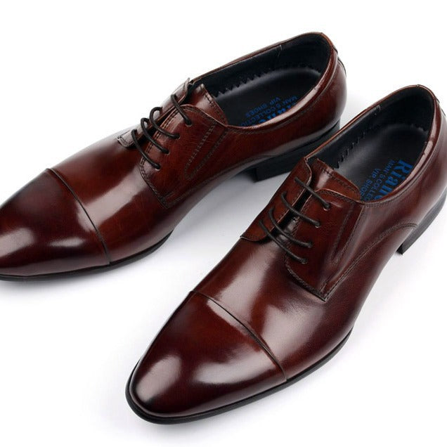 Men's British Pointed Business Formal European Brogue Sneakers