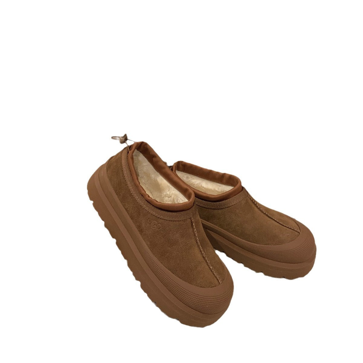 Women's Bottom Fleece-lined Fluffy Korean Style Height Women's Shoes