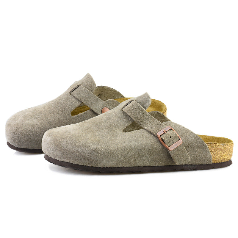Women's Latex Cork Wide Version Summer Outer Slippers