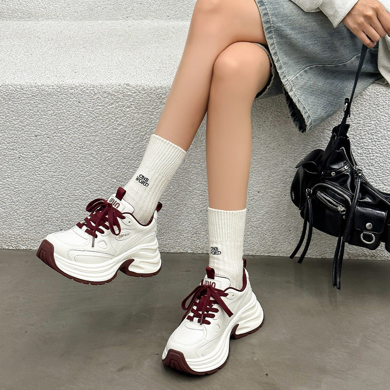 Women's Platform Dad For Fleece-lined Breathable Sier Women's Shoes