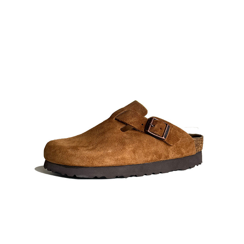 Women's Outdoor Thick Bottom Retro Closed Toe Casual Shoes