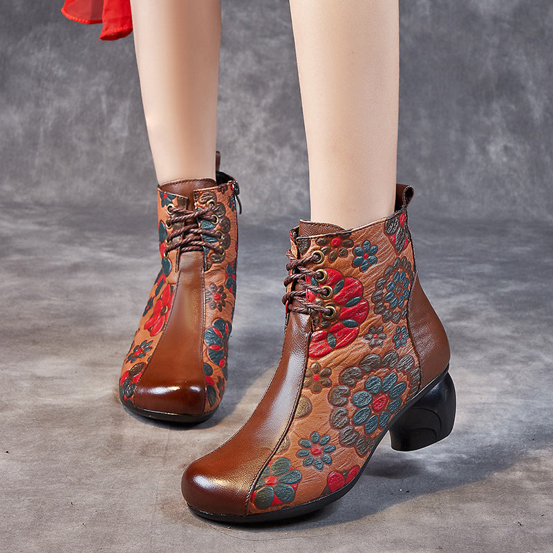 Women's Style Mother Veet Warm Cotton Female Boots