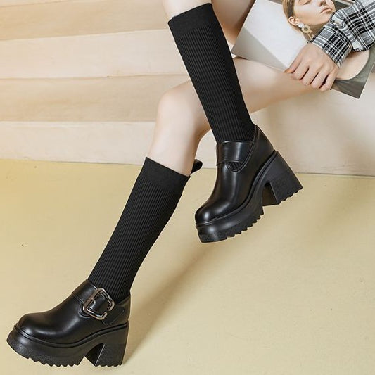 Tube High Female Thick Bottom Cm Boots