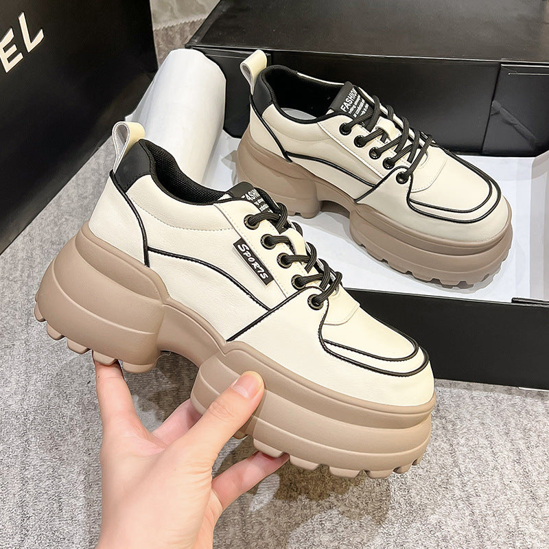 Women's Autumn Muffin Big Head Bread Height Casual Shoes