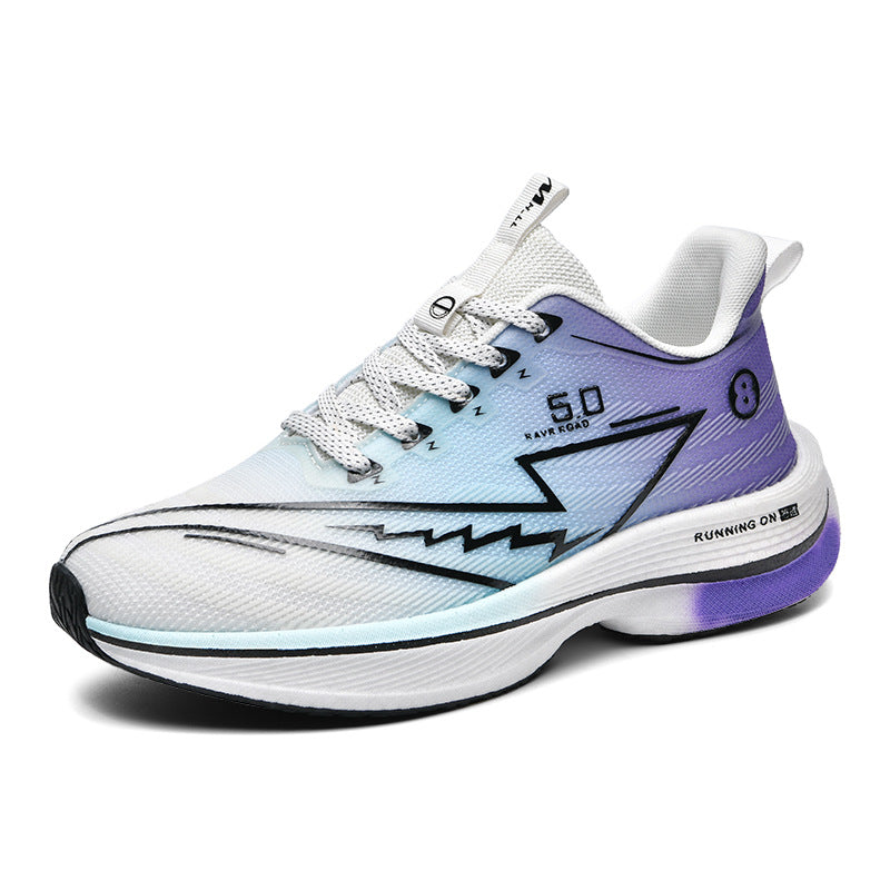 Women's & Men's Cotton Optional Carbon Plate Running Shock Sneakers