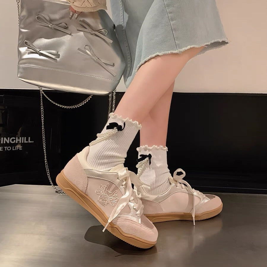 Women's Chinese Style Dragon Limited Spring Soft Sneakers