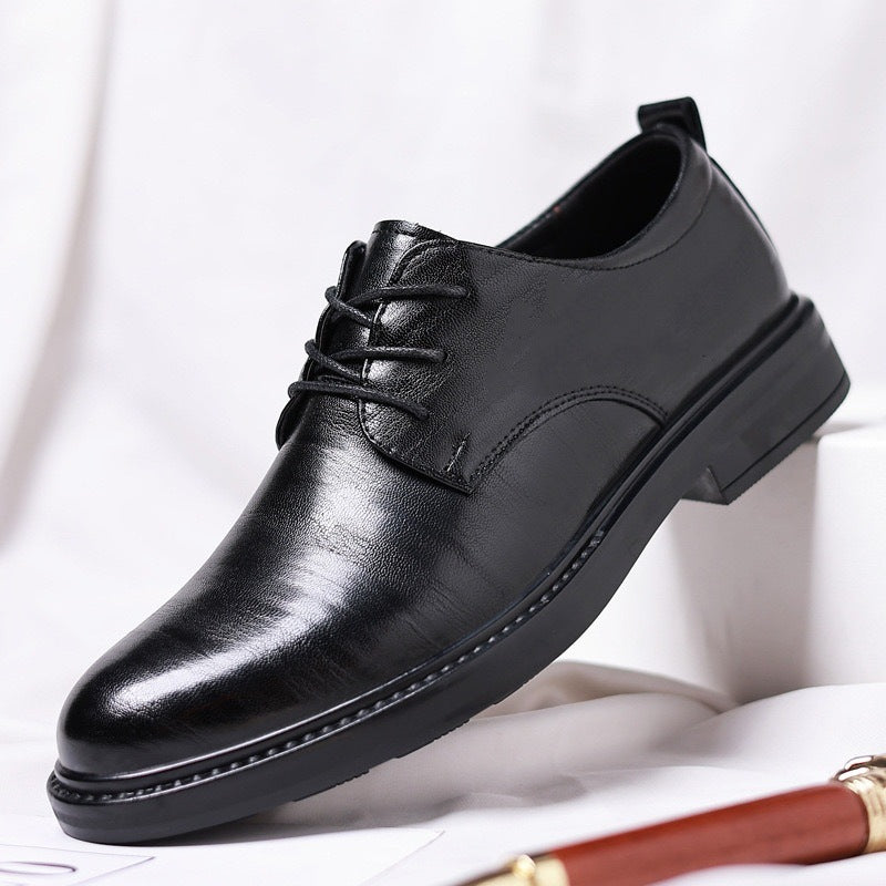 Men's Top Layer Cowhide Genuine Business Formal Leather Shoes