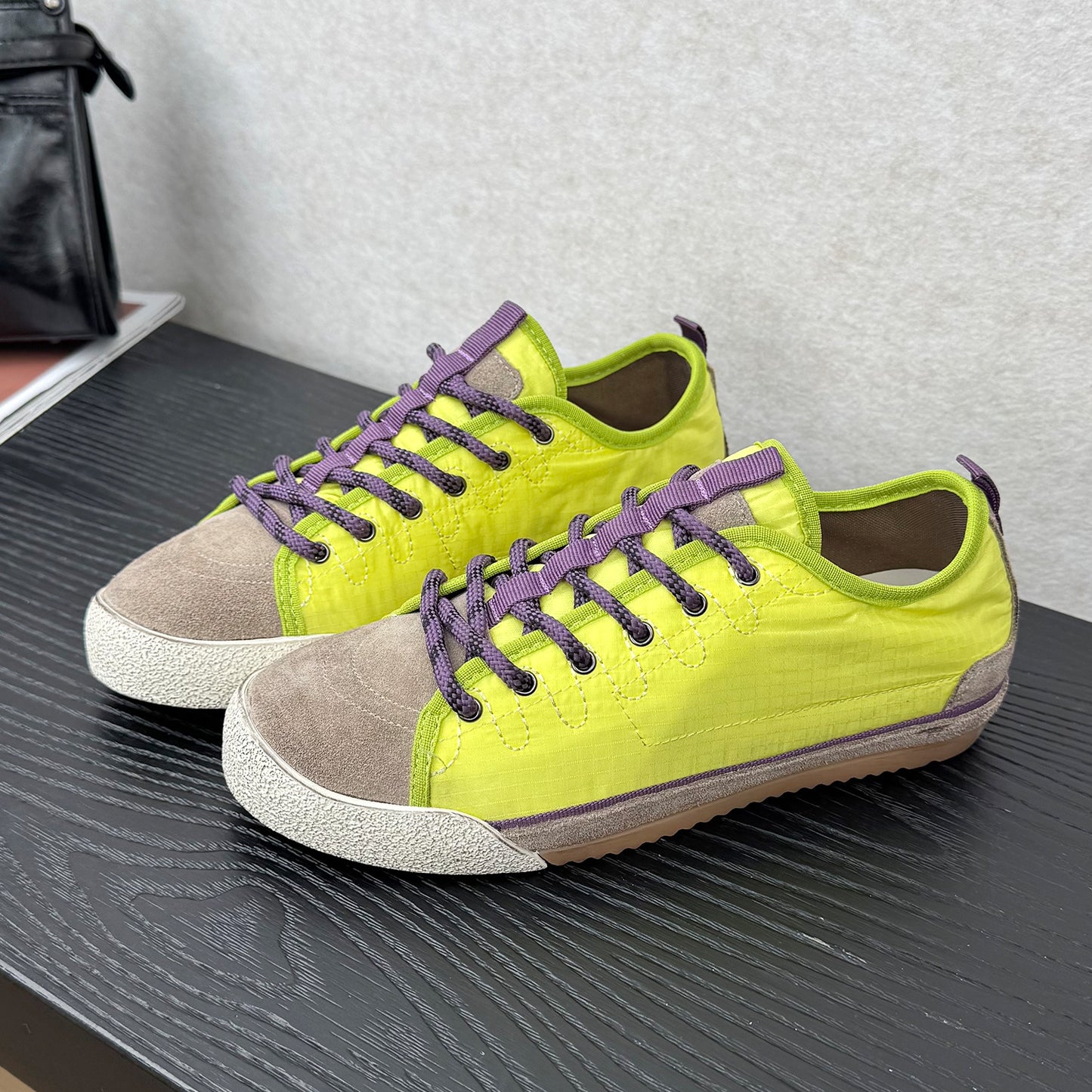 Comfortable Round Toe Spring Color Matching Women's Board Shoes