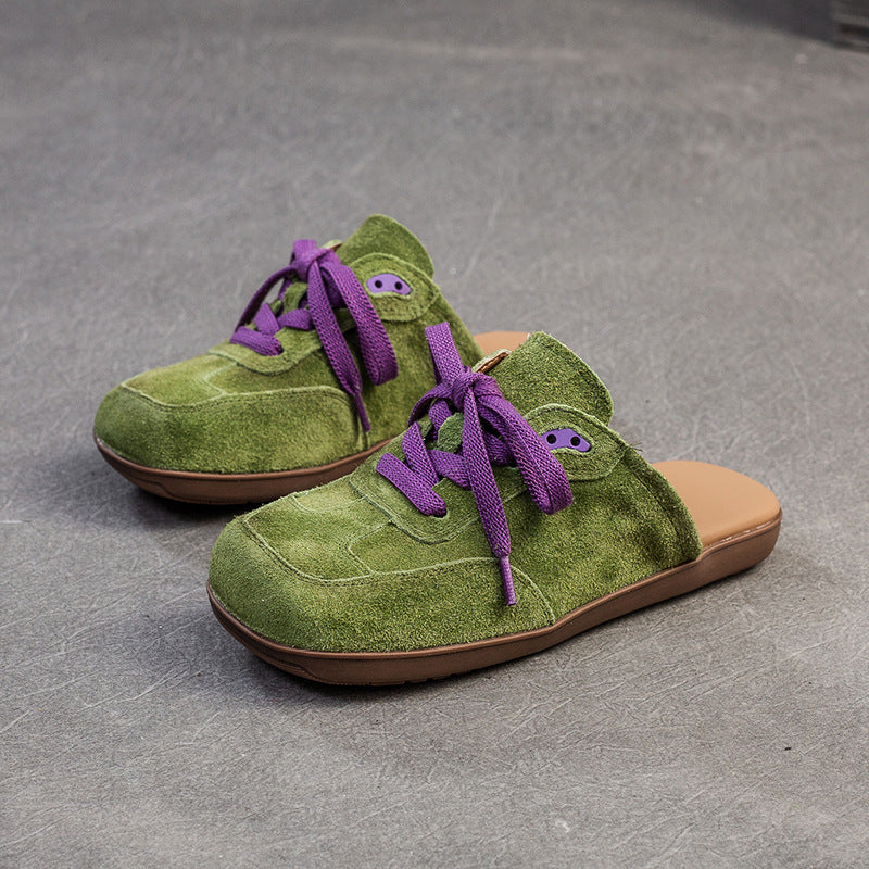 Women's & Men's Retro Flat Bottom Closed Toe Outdoor Sandals