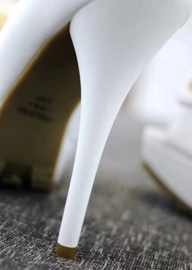 Women's High Peep Toe Bow Stiletto Solid Casual Shoes