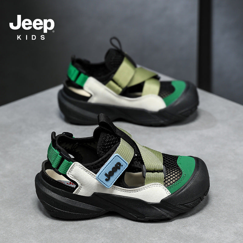 Children's Sports Closed Toe Hollow Outdoor Running Kid's Sandals