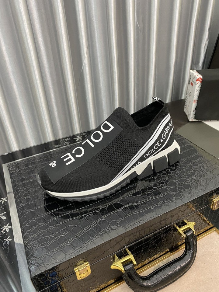 Summer Print Fashionable Black Printed Sports Casual Shoes