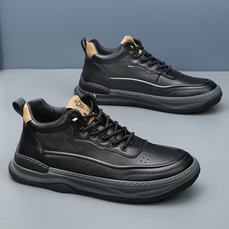 Men's With Veet Insulated Trendy Versatile Wide Sneakers
