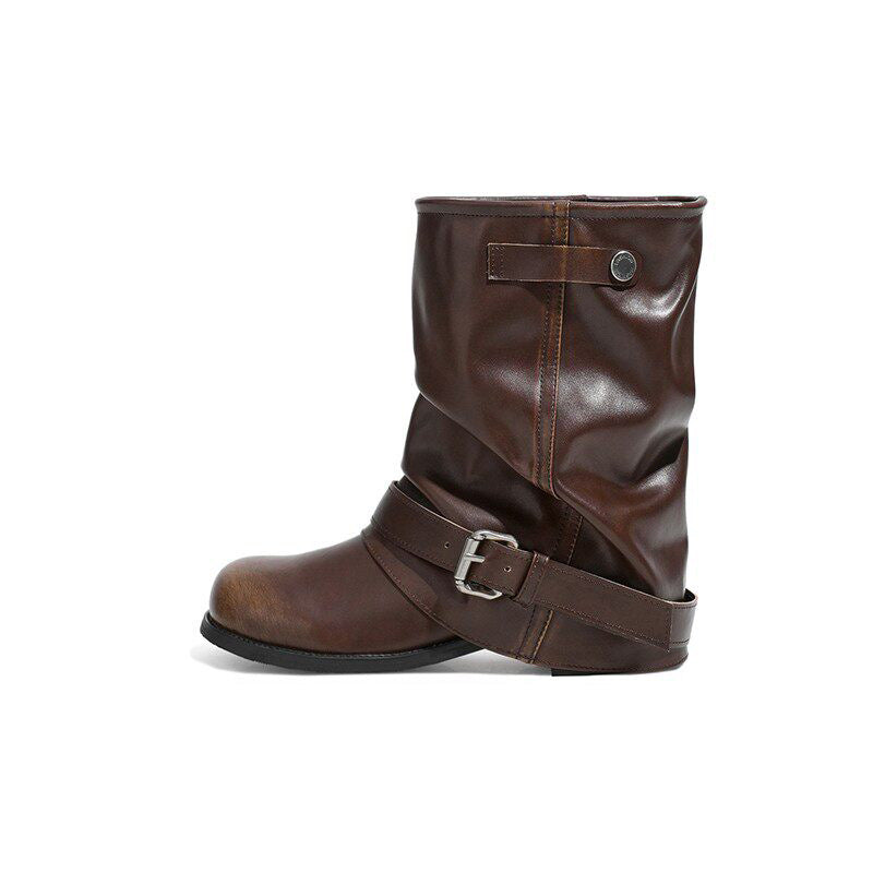 Women's Style Pantyhose Polished Color Large Tube Boots