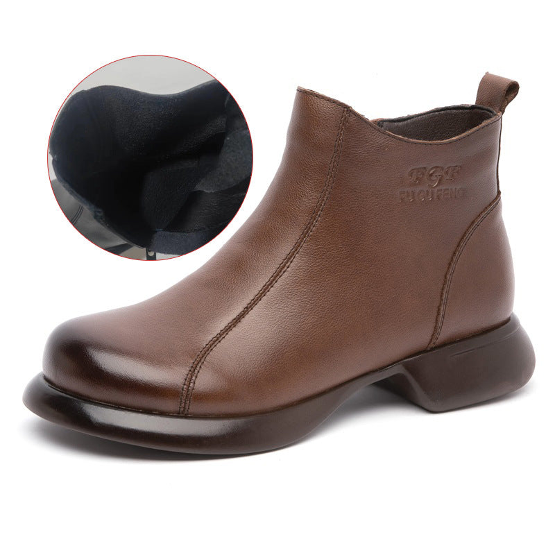 Women's Fleece Lined Thermal Soft Bottom Surface Heels