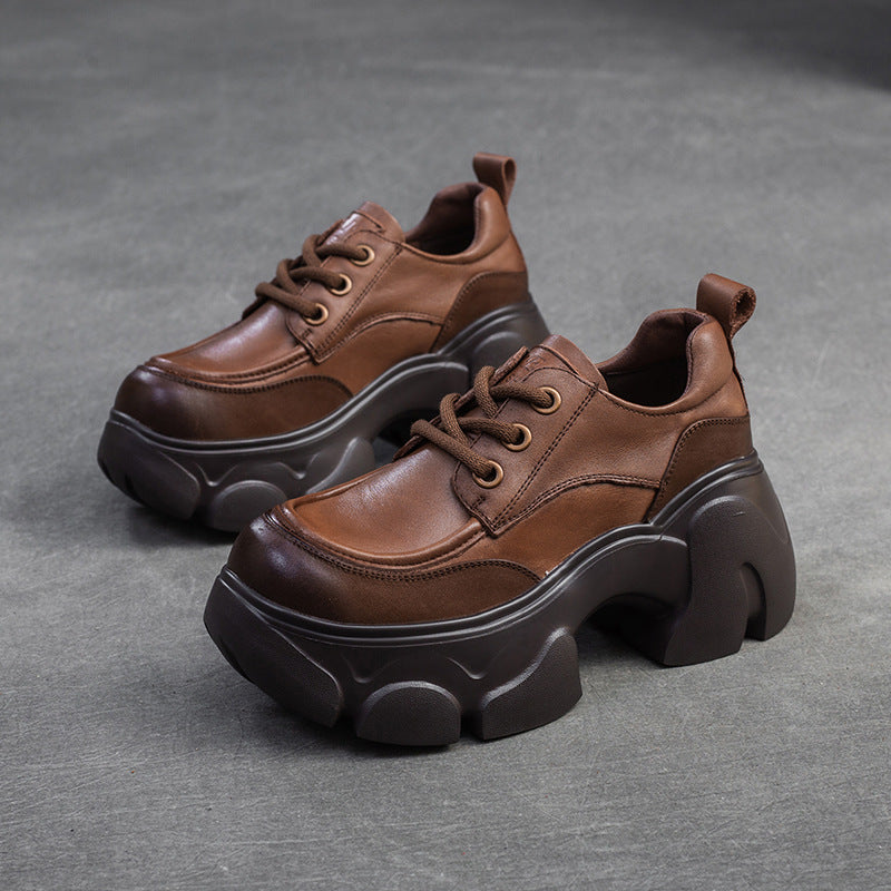 Women's Simple Fashion Platform Versatile Single-layer Comfortable Height Women's Casual Shoes