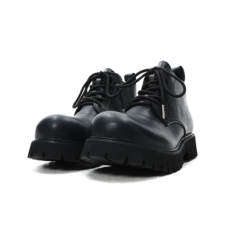 Women's & Men's Autumn Platform Martin Niche Tooling Motorcycle Boots