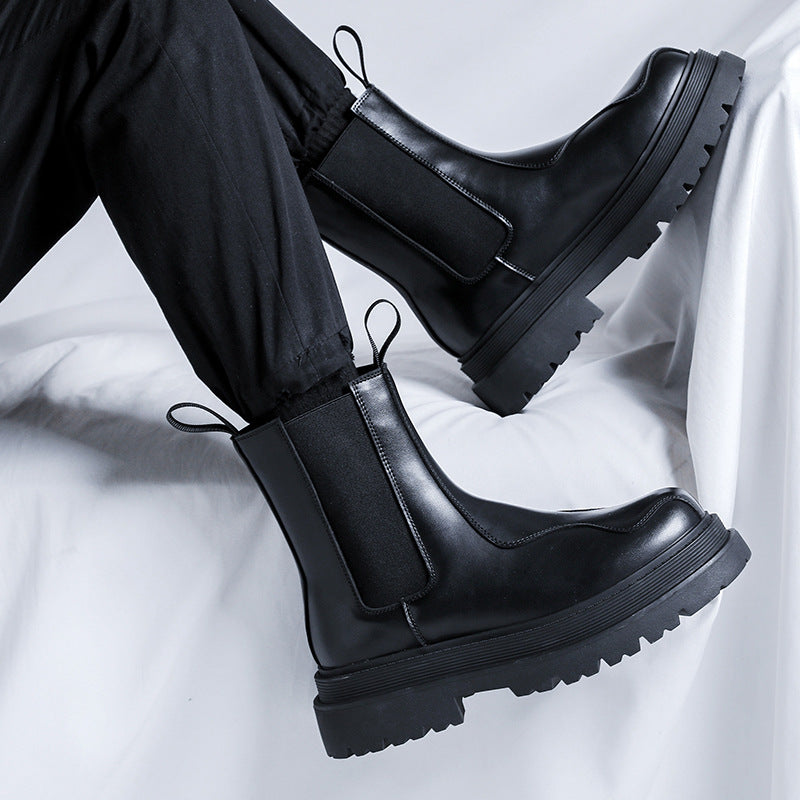 Men's Fashion Motorcycle High Top British Style Sense Boots