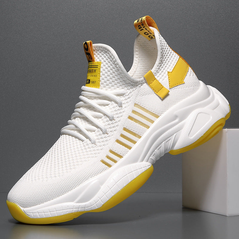 Men's Oversized Mesh Fashion Platform Height Increasing Sneakers