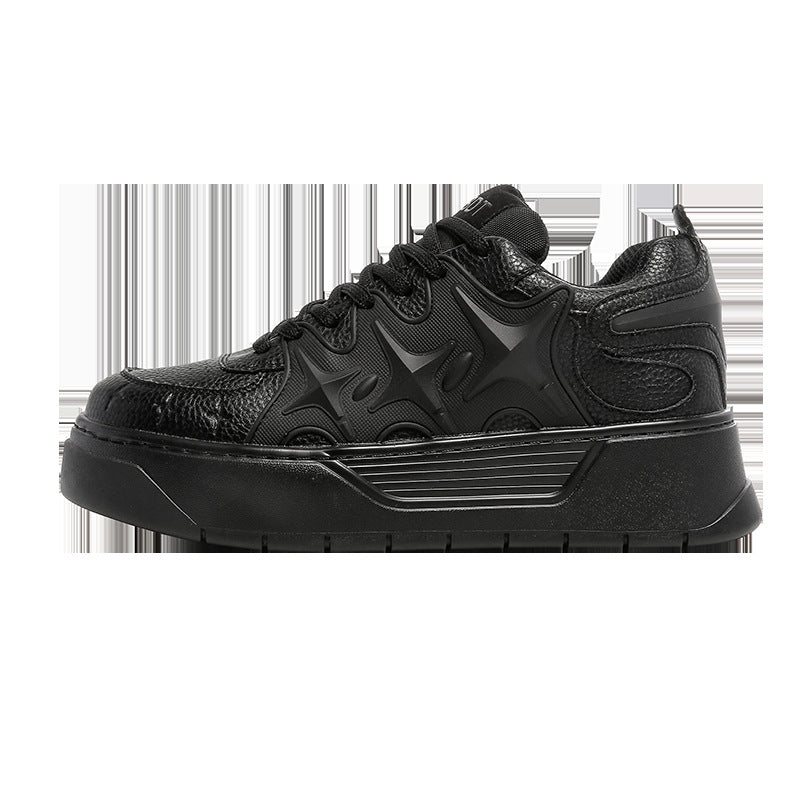 Men's Thick Sole Increased Skateboard National Fashion Sneakers