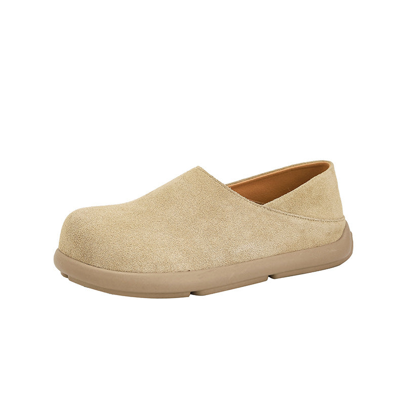 Women's Cap All-inclusive Single Lining Thick Bottom Casual Shoes