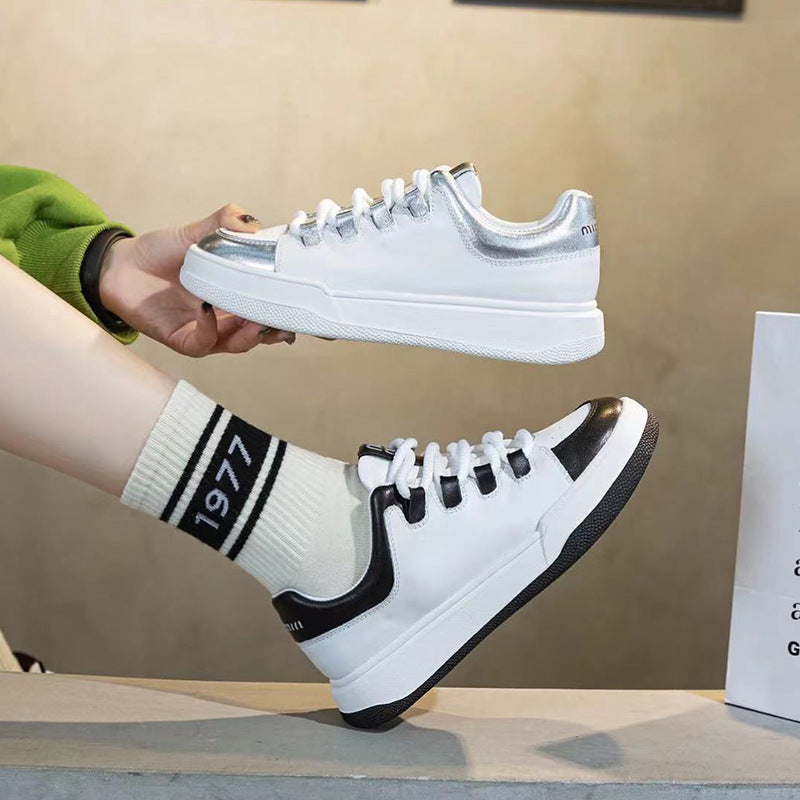White Female Spring Basic Flat Soft Casual Shoes