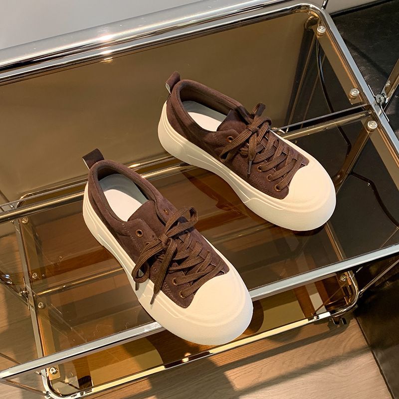 Women's Niche Platform Summer Vintage Fleece-lined Lightweight Women's Canvas Shoes