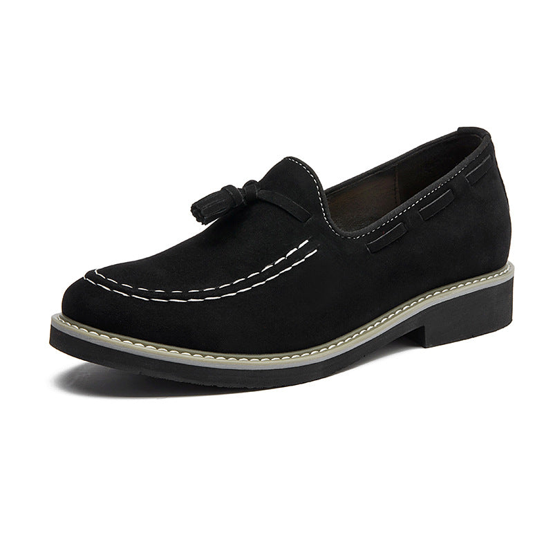 Men's Plus Size Suede British Style Business Leather Shoes