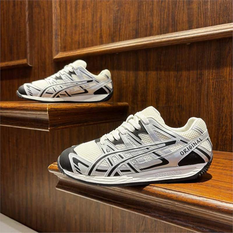 Men's Niche Mesh Running Spring Leisure Sports Men's Business Leather Shoes
