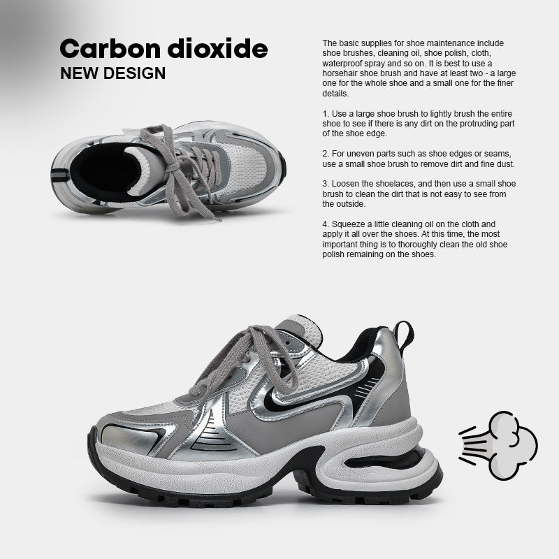 Platform Elevator Wild Dad Fashion Couple Sneakers