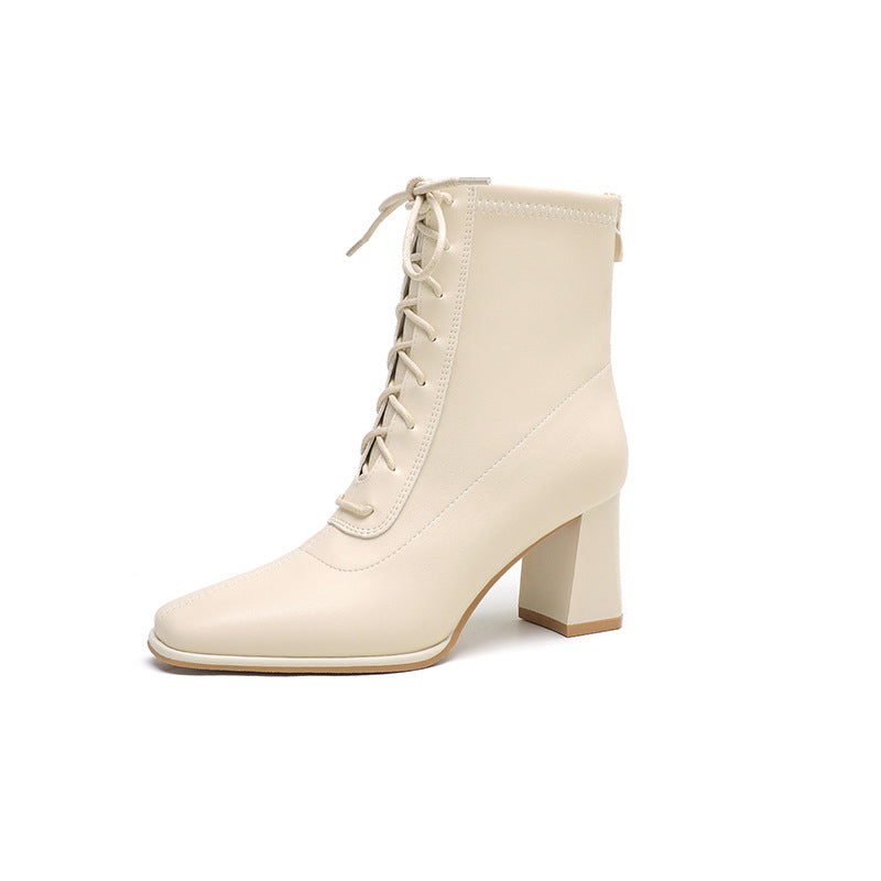 Trendy Stylish Glamorous Attractive Classic Winter Women's Leather Boots